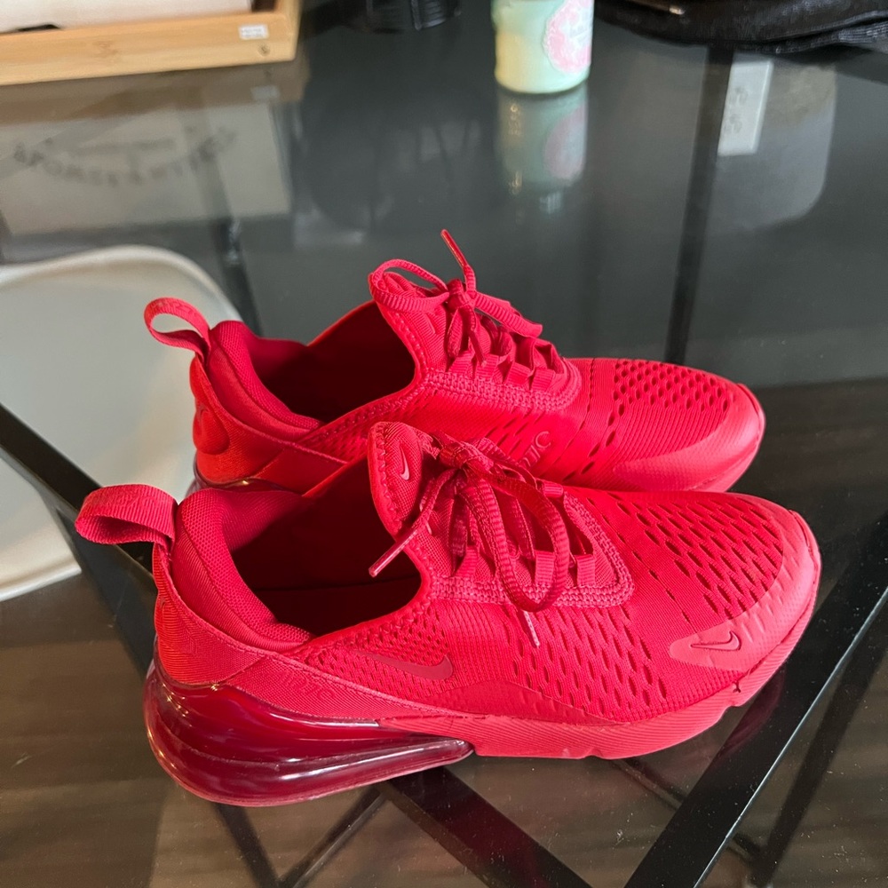 Nike Red Air Max 270 Bold Sneakers